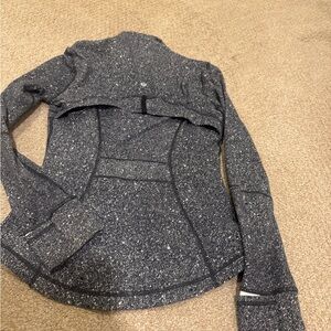 Lululemon Athletica Black and White Textured Jacket